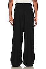 The Row Berto Pant in Black, view 5, click to view large image.