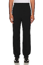 The Row Elijah Pants in Black, view 3, click to view large image.