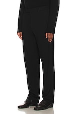 The Row Elijah Pants in Black, view 4, click to view large image.