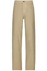 The Row Riggs Pant in Beige, view 1, click to view large image.