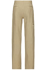 The Row Riggs Pant in Beige, view 2, click to view large image.
