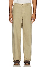 The Row Riggs Pant in Beige, view 4, click to view large image.