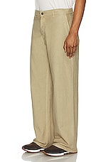 The Row Riggs Pant in Beige, view 6, click to view large image.