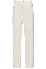 The Row Ross Pant in Off White, view 1, click to view large image.