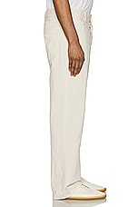 The Row Ross Pant in Off White, view 5, click to view large image.