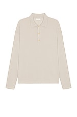 The Row Djon Polo in Taupe, view 1, click to view large image.