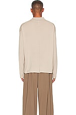 The Row Djon Polo in Taupe, view 5, click to view large image.