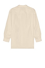 The Row Lukre Shirt in Parchment, view 2, click to view large image.