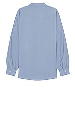 The Row Kiton Shirt in Light Slate, view 2, click to view large image.