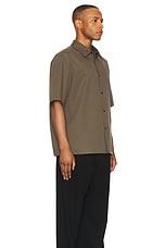 The Row Patrick Shirt in Khaki, view 4, click to view large image.