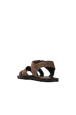 The Row Fisherman Crepe Sandal in Ash, view 3, click to view large image.