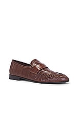 The Row Soft Loafer in Light Brown, view 2, click to view large image.