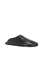 The Row Nicco Slide in Black, view 2, click to view large image.