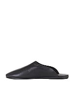 The Row Nicco Slide in Black, view 5, click to view large image.
