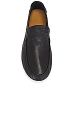 The Row Lucca Slip On in Black, view 4, click to view large image.