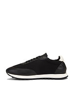 The Row Owen Runner Sneaker in Black & White, view 5, click to view large image.