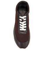 The Row Owen Runner Sneaker in Brown, view 4, click to view large image.