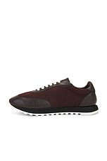 The Row Owen Runner Sneaker in Brown, view 5, click to view large image.