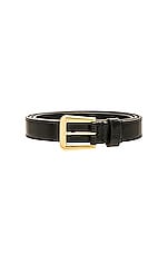 The Row Cora Belt in Black SHG, view 3, click to view large image.