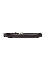 The Row Brian Belt in Dark Brown Pld, view 2, click to view large image.