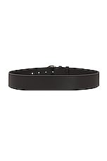 The Row Half Moon Belt in Dark Brown PLD, view 2, click to view large image.
