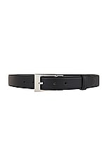 The Row Jewel Belt in Black PLD, view 1, click to view large image.