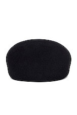 The Row Xhefri Hat in BLACK, view 3, click to view large image.