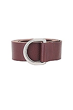 The Row D Ring Belt in Burnt Wood Ans, view 3, click to view large image.
