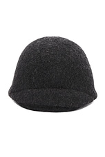 The Row Zeno Beanie in Anthracite, view 1, click to view large image.