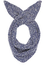 The Row Hodge Scarf in Blue & Porcelain, view 1, click to view large image.