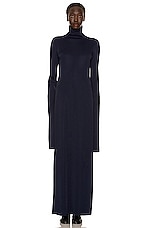 The Row Alicho Dress in Navy, view 1, click to view large image.