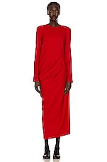 The Row Lucienne Dress in Red FWRD