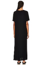 The Row Robi Dress in Black, view 3, click to view large image.
