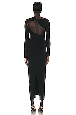 The Row Londrina Dress in Black, view 4, click to view large image.
