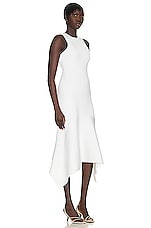 The Row Olinda Dress in Optic White, view 2, click to view large image.