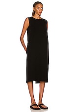 The Row Mirna Dress in Black, view 2, click to view large image.