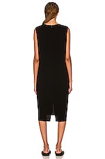 The Row Mirna Dress in Black, view 3, click to view large image.