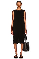 The Row Mirna Dress in Black, view 4, click to view large image.