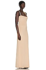 The Row Camren Dress in Beige, view 2, click to view large image.