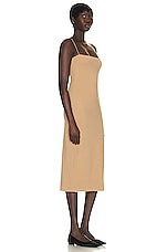 The Row Haku Dress in Tan, view 2, click to view large image.