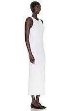The Row Tikea Dress in Optic White, view 2, click to view large image.
