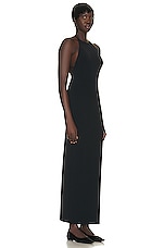 The Row Coralia Dress in Black, view 2, click to view large image.