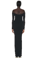 The Row Curitiba Dress in Black, view 3, click to view large image.