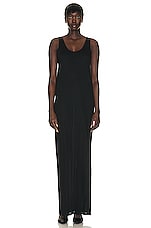 The Row Toman Dress in Black, view 1, click to view large image.