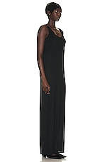 The Row Toman Dress in Black, view 2, click to view large image.