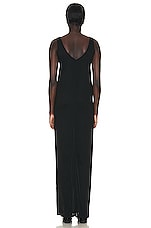 The Row Toman Dress in Black, view 3, click to view large image.