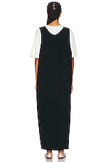 The Row Agla Dress in Black, view 3, click to view large image.