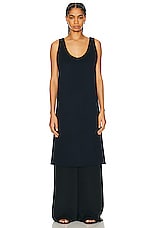 The Row Bumi Dress in Dark Navy, view 1, click to view large image.
