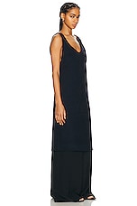 The Row Bumi Dress in Dark Navy, view 2, click to view large image.