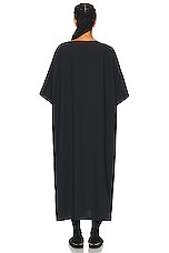 The Row Isora Dress in BLACK, view 3, click to view large image.